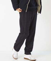 green label relaxing | フラノチェック ワイドテーパード ユーティリティー パンツ -ウォッシャブル・ストレッチ-(その他パンツ)