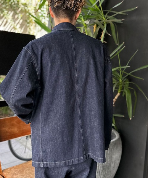 CIAOPANIC（チャオパニック）の「【ZOZO限定】デニム４ポケットカバーオール（カバーオール・メンズ・ネイビー/ブラック・L/M/XL/S/XS）」の10枚目の写真