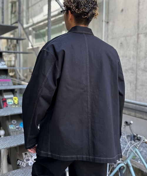 CIAOPANIC（チャオパニック）の「【ZOZO限定】デニム４ポケットカバーオール（カバーオール・メンズ・ネイビー/ブラック・L/M/XL/S/XS）」の6枚目の写真