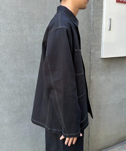 CIAOPANIC（チャオパニック）の「【ZOZO限定】デニム４ポケットカバーオール（カバーオール・メンズ・ネイビー/ブラック・L/M/XL/S/XS）」の15枚目の写真