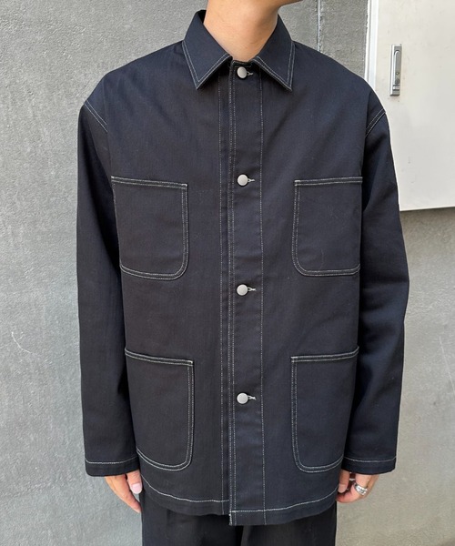 CIAOPANIC（チャオパニック）の「【ZOZO限定】デニム４ポケットカバーオール（カバーオール・メンズ・ネイビー/ブラック・L/M/XL/S/XS）」の14枚目の写真