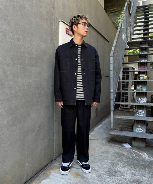 CIAOPANIC（チャオパニック）の「【ZOZO限定】デニム４ポケットカバーオール（カバーオール・メンズ・ネイビー/ブラック・L/M/XL/S/XS）」の3枚目の写真