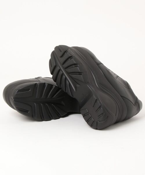 Mafmof（マフモフ）の「Mafmof(マフモフ)9cmソール厚底レースアップスニーカー（スニーカー・レディース・ブラック/ホワイト・LL/M/S/L）」の4枚目の写真