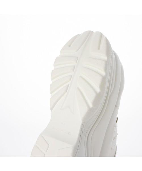 Mafmof（マフモフ）の「Mafmof(マフモフ)9cmソール厚底レースアップスニーカー（スニーカー・レディース・ブラック/ホワイト・LL/M/S/L）」の17枚目の写真