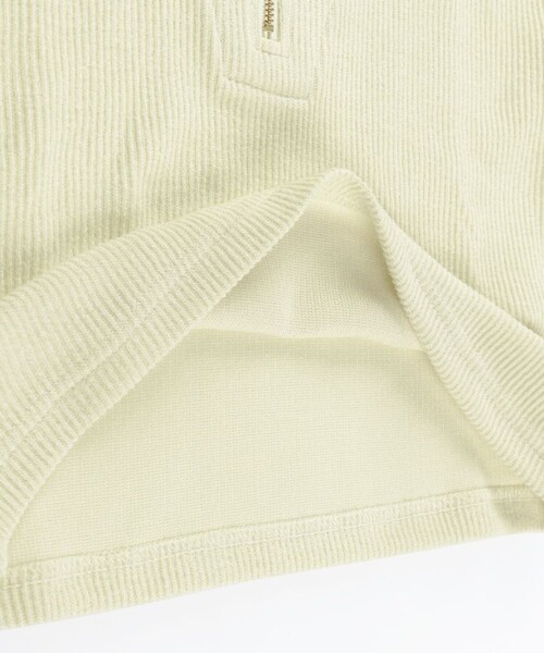 BRANSHES（ブランシェス）の「ジップアップ重ね着風トレーナー（パーカー・キッズ・アイボリー/ネイビー・90/130/110/150/120/140/100）」の8枚目の写真