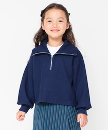 BRANSHES | ジップアップ重ね着風トレーナー(パーカー)