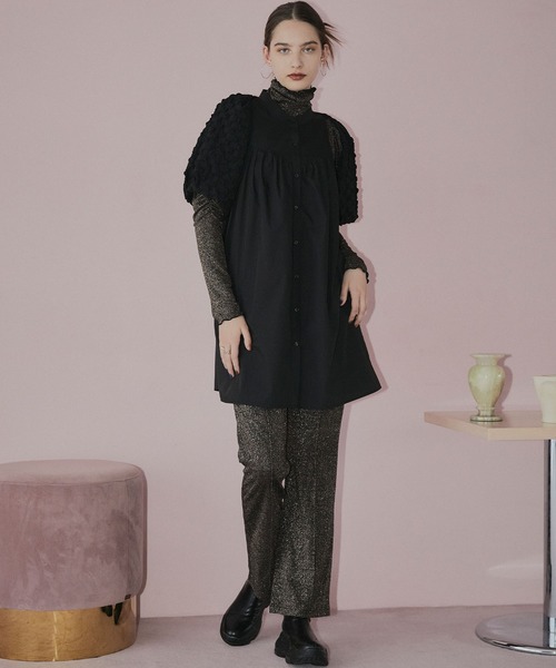 ELLEgirl（エルガール）の「ラメセンターシームリブパンツ【ELLEgirl/エル ガール】（その他パンツ・レディース・ブラウン/グレー・FREE）」の20枚目の写真