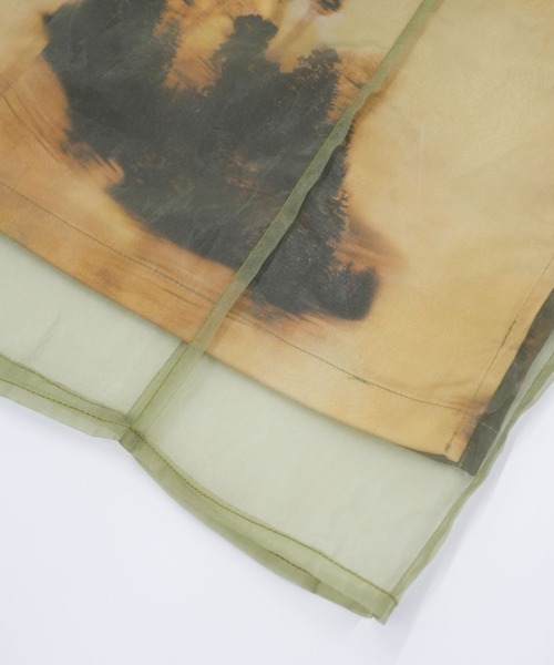 Uenui（ウニュイ）の「フォールンリーブス シアースカート レイヤード スリット（スカート・レディース・イエロー・FREE）」の10枚目の写真