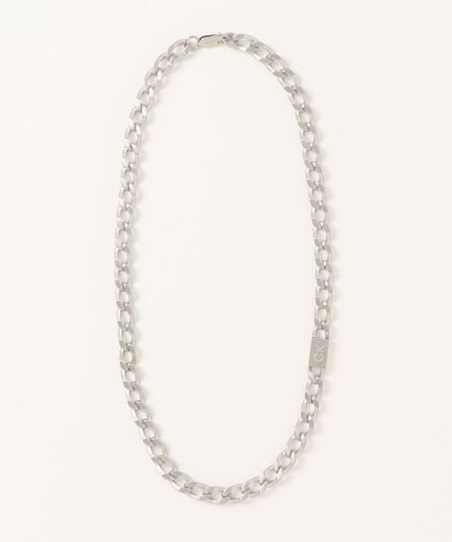 【 】Outlook チェーンリンク ネックレス CKロゴ Calvin Klein（カルバン・クライン）の「「Calvin Klein