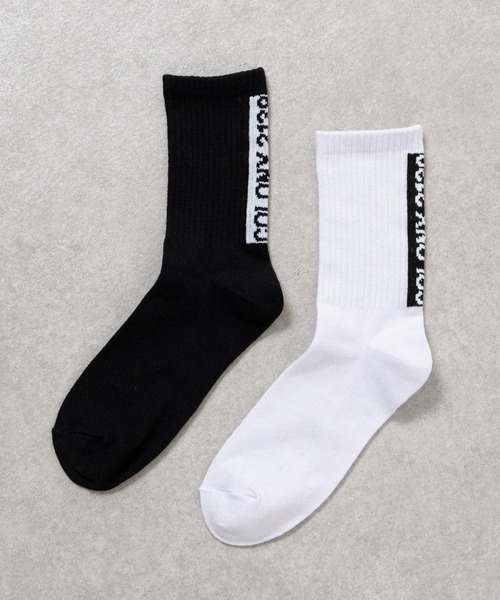 COLONY 2139（コロニートゥーワンスリーナイン）の「ボックスロゴソックス（ソックス/靴下・メンズ・ブラック/ホワイト・25）」の3枚目の写真