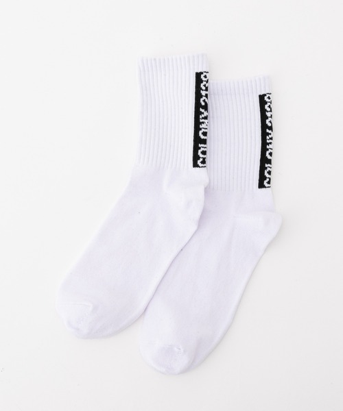 COLONY 2139（コロニートゥーワンスリーナイン）の「ボックスロゴソックス（ソックス/靴下・メンズ・ブラック/ホワイト・25）」の6枚目の写真