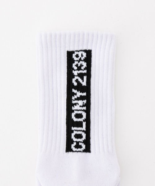 COLONY 2139（コロニートゥーワンスリーナイン）の「ボックスロゴソックス（ソックス/靴下・メンズ・ブラック/ホワイト・25）」の9枚目の写真