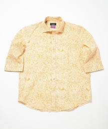 【Liberty】フラワープリント7分シャツ