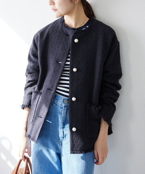 SLOBE IENA（スローブイエナ）の「ブッチャーツィードジャケット（ノー