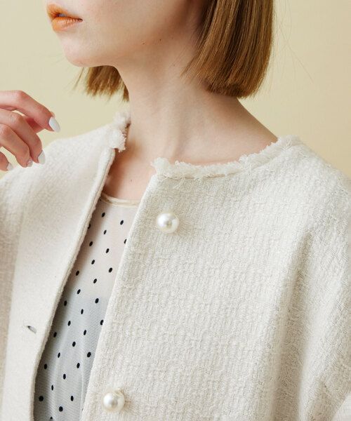 SLOBE IENA（スローブイエナ）の「ブッチャーツィードジャケット（ノー