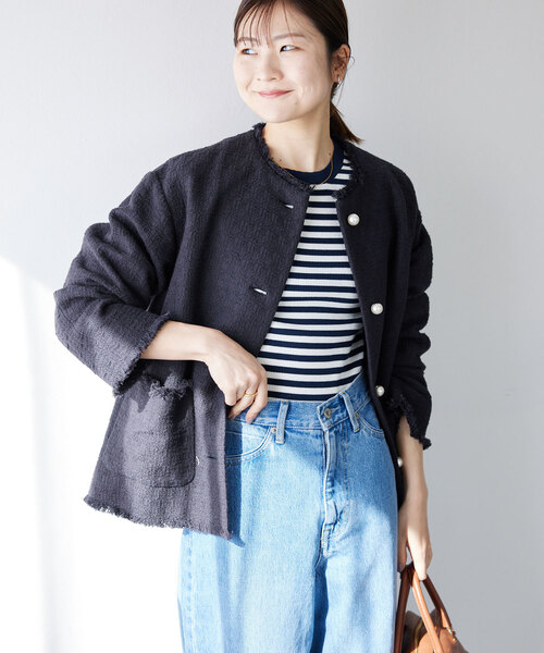 SLOBE IENA（スローブイエナ）の「ブッチャーツィードジャケット（ノー
