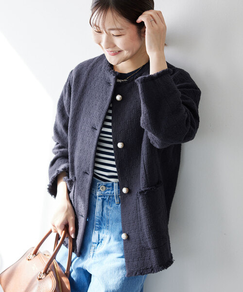 SLOBE IENA（スローブイエナ）の「ブッチャーツィードジャケット（ノー