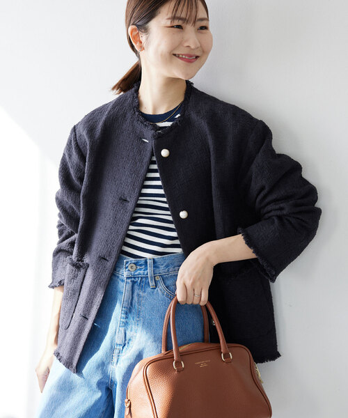 SLOBE IENA（スローブイエナ）の「ブッチャーツィードジャケット（ノー