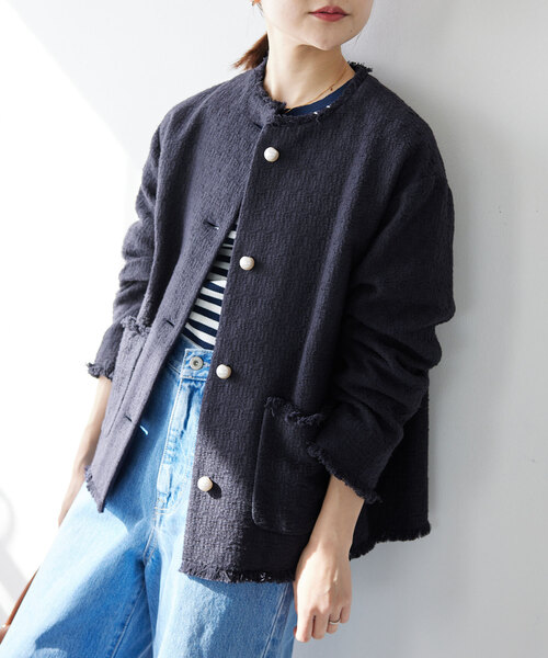 SLOBE IENA（スローブイエナ）の「ブッチャーツィードジャケット（ノー