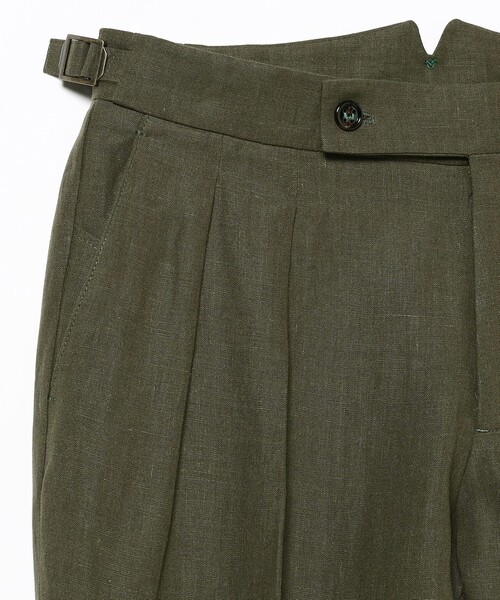 BERWICH（ベルウィッチ）の「BERWICH × Brilla per il gusto / 別注 SCOTCH リネン スラックス（その他パンツ・メンズ・ブラック/オリーブ・42/44/46/48/50）」の9枚目の写真
