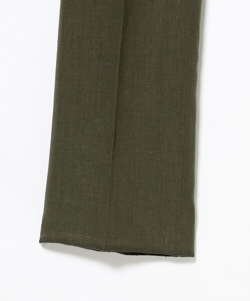 BERWICH（ベルウィッチ）の「BERWICH × Brilla per il gusto / 別注 SCOTCH リネン スラックス（その他パンツ・メンズ・ブラック/オリーブ・42/44/46/48/50）」の11枚目の写真