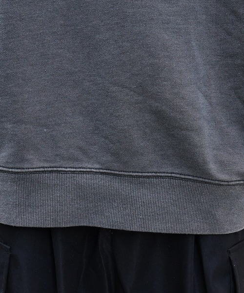 Red Cap Girl（レッドキャプガール）の「【RED CAP GIRL】ビッグシルエット ピグメント加工 フロントイラストプリント プルオーバースウェット（スウェット・メンズ・グレー系その他/チャコールグレー・L/M）」の18枚目の写真