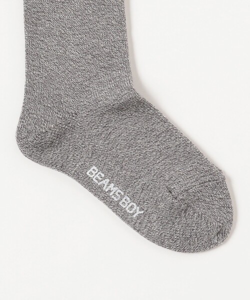 BEAMS BOY（ビームスボーイ）の「杢スウェット ソックス NEW（ソックス/靴下・レディース・レッド/グレー/ナチュラル/ネイビー/イエロー/ライトブルー・ONE SIZE）」の8枚目の写真