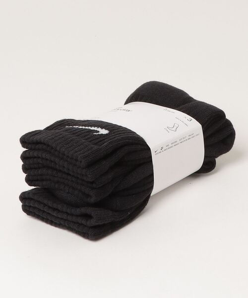 NIKE（ナイキ）の「NIKE / ナイキ 3P エブリデイ クッション クルー ソックス（ソックス/靴下・メンズ・ブラック/マルチ/ホワイト・21-23cm/27-29/23-25/25-27）」の9枚目の写真