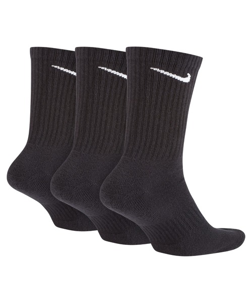 NIKE（ナイキ）の「NIKE / ナイキ 3P エブリデイ クッション クルー ソックス（ソックス/靴下・メンズ・ブラック/マルチ/ホワイト・21-23cm/27-29/23-25/25-27）」の4枚目の写真