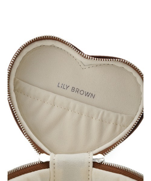 LILY BROWN（リリーブラウン）の「【LILY BROWN Lingerie】3wayハートポーチ（ポーチ・レディース・ブラウン/レッド・FREE）」の13枚目の写真
