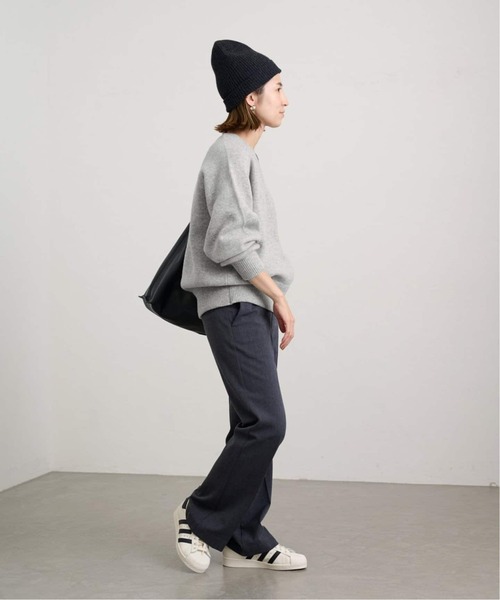 フレームワーク AQUA Vネックプルオーバー カシミヤ混 ニット 黒 中古・古着通販】FRAMeWORK (フレームワーク) AQUA Vネックプル