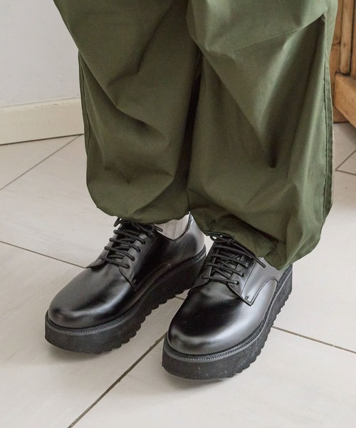 【新品未使用✨希少】ティンバーランド　ホーウィンレザーシューズ　シャークソール Timberland（ティンバーランド）のレースアップブーツをビブラム