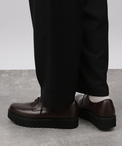 LAKOLE（ラコレ）の「シャークソールプレーントゥシューズ / 100178（ドレスシューズ・メンズ・ブラウン/ブラック・MEDIUM/LARGE）」の3枚目の写真