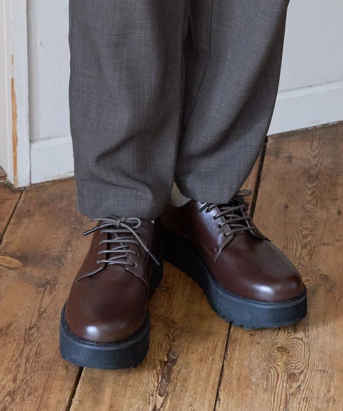 LAKOLE（ラコレ）の「シャークソールプレーントゥシューズ / 100178（ドレスシューズ・メンズ・ブラウン/ブラック・MEDIUM/LARGE）」の20枚目の写真