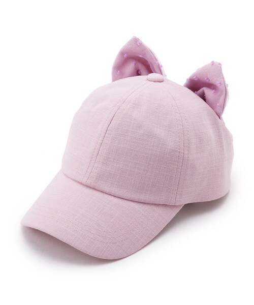 Cat cap boniture ネコキャップ ネコ耳ドットチュールCAP Cat cap boniture ネコキャップ ネコ耳ドットチュールCAP