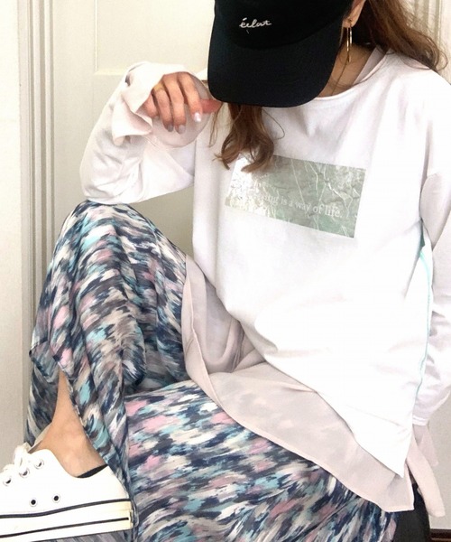 Q（キュー）の「メタリックロゴロンT（Tシャツ/カットソー・レディース・レモンイエロー/ホワイト/ブラック・MEDIUM）」の8枚目の写真