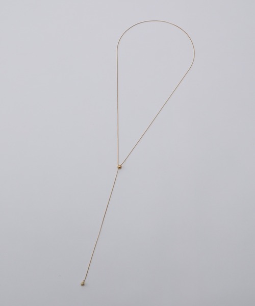 ROPE'（ロペ）の「ロープノットモチーフラリエット【メディア掲載】（ネックレス・レディース・ゴールド・FREE）」の2枚目の写真