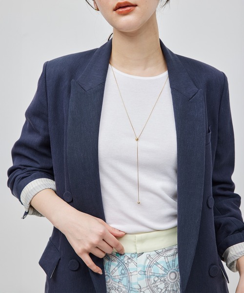 ROPE'（ロペ）の「ロープノットモチーフラリエット【メディア掲載】（ネックレス・レディース・ゴールド・FREE）」の6枚目の写真