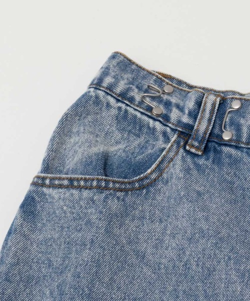 Mac-House（マックハウス）の「GOOD CREW グッドクルー サイドカットウエストホックデニム 綿100%（デニムパンツ・レディース・ブルー系その他/サックスブルー・S/M/L）」の20枚目の写真