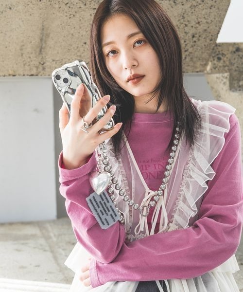 JEANASIS（ジーナシス）の「【iPhone13/14対応】METAL PHONE CASE/996814（スマホケース/カバー・レディース・シルバー/シルバー系その他/シルバー系その他2・FREE）」の20枚目の写真