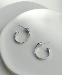 ドロップフープピアス