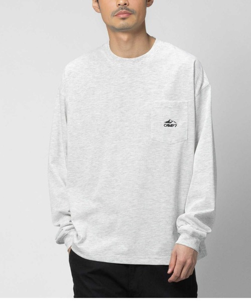 CAMP7（キャンプセブン）の「【CAMP7】ＤＭＸ吸水速乾ロンＴ（Tシャツ/カットソー・メンズ・ネイビー/ホワイト/グレー・S/M/L/XL）」の3枚目の写真