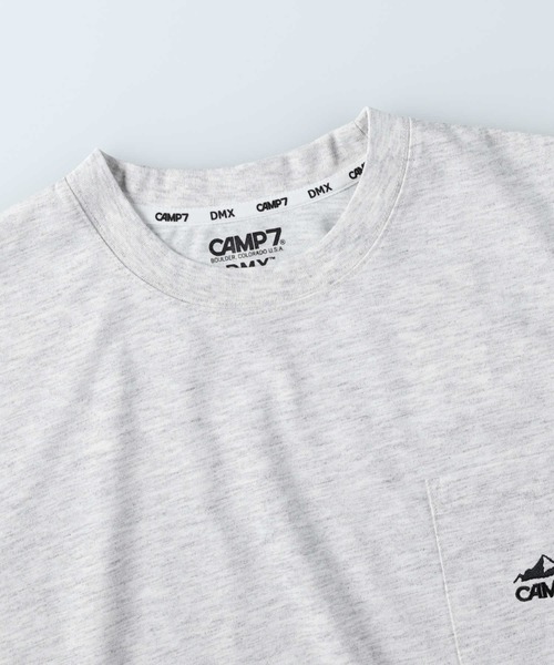 CAMP7（キャンプセブン）の「【CAMP7】ＤＭＸ吸水速乾ロンＴ（Tシャツ/カットソー・メンズ・ネイビー/ホワイト/グレー・S/M/L/XL）」の7枚目の写真