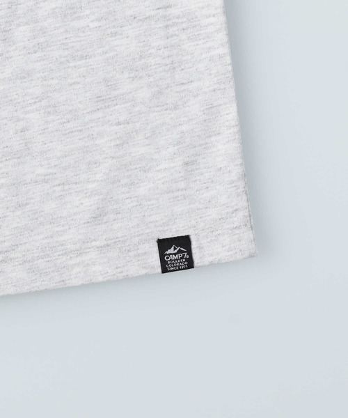 CAMP7（キャンプセブン）の「【CAMP7】ＤＭＸ吸水速乾ロンＴ（Tシャツ/カットソー・メンズ・ネイビー/ホワイト/グレー・S/M/L/XL）」の6枚目の写真