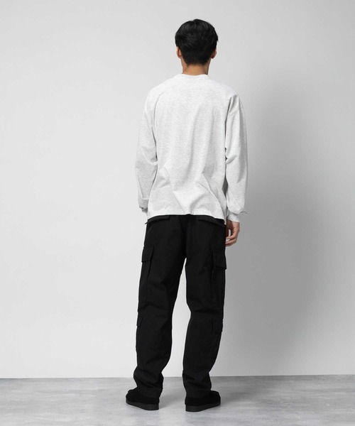 CAMP7（キャンプセブン）の「【CAMP7】ＤＭＸ吸水速乾ロンＴ（Tシャツ/カットソー・メンズ・ネイビー/ホワイト/グレー・S/M/L/XL）」の12枚目の写真