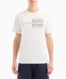 【A|X アルマーニ エクスチェンジ】デザインロゴ 半袖クルーネックTシャツ/REGULAR