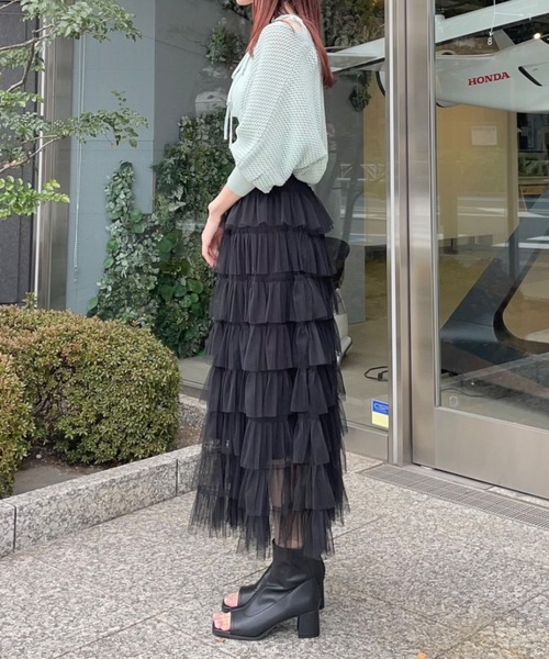 one way（ワンウェイ）の「7分袖メッシュボレロアンサンブル（ニット