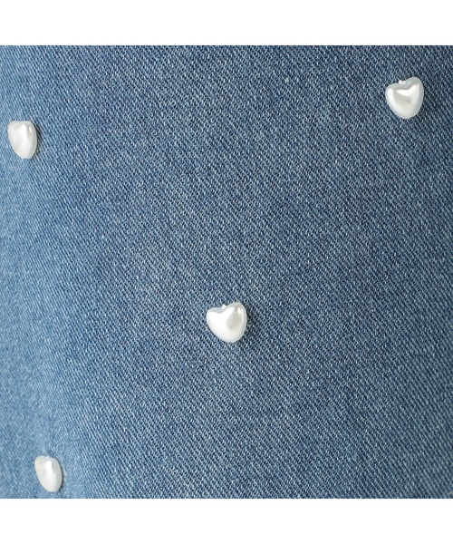CECIL McBEE(セシルマクビー)の「ビジュー付きデニムパンツ(デニムパンツ・レディース・ブルー・MEDIUM)」の10枚目の写真