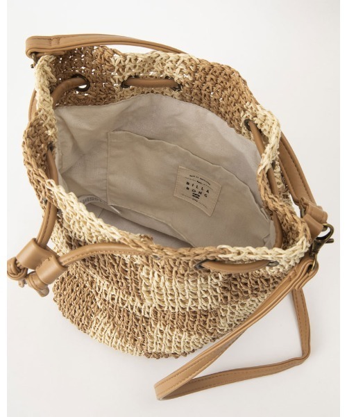 BILLABONG(ビラボン)の「BILLABONG レディース TRAVEL MORE STRAW BAG バックパック 【2024年春夏モデル】/ビラボンきんちゃく(ハンドバッグ・レディース・ナチュラル・FREE)」の10枚目の写真