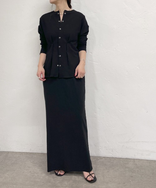 Omekashi カーディガン 2WAYデザインワッフルカーデ レディース